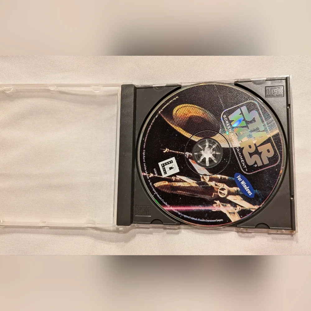 Vintage Star Wars Screen Entertainment Disc for Windows